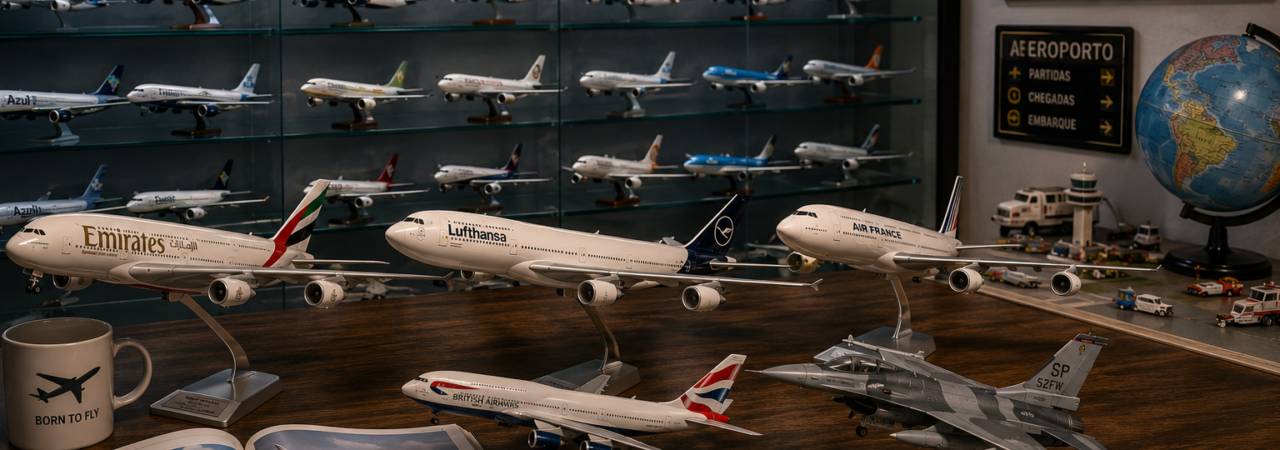 coleção de miniaturas