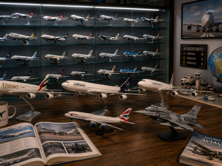 coleção de miniaturas